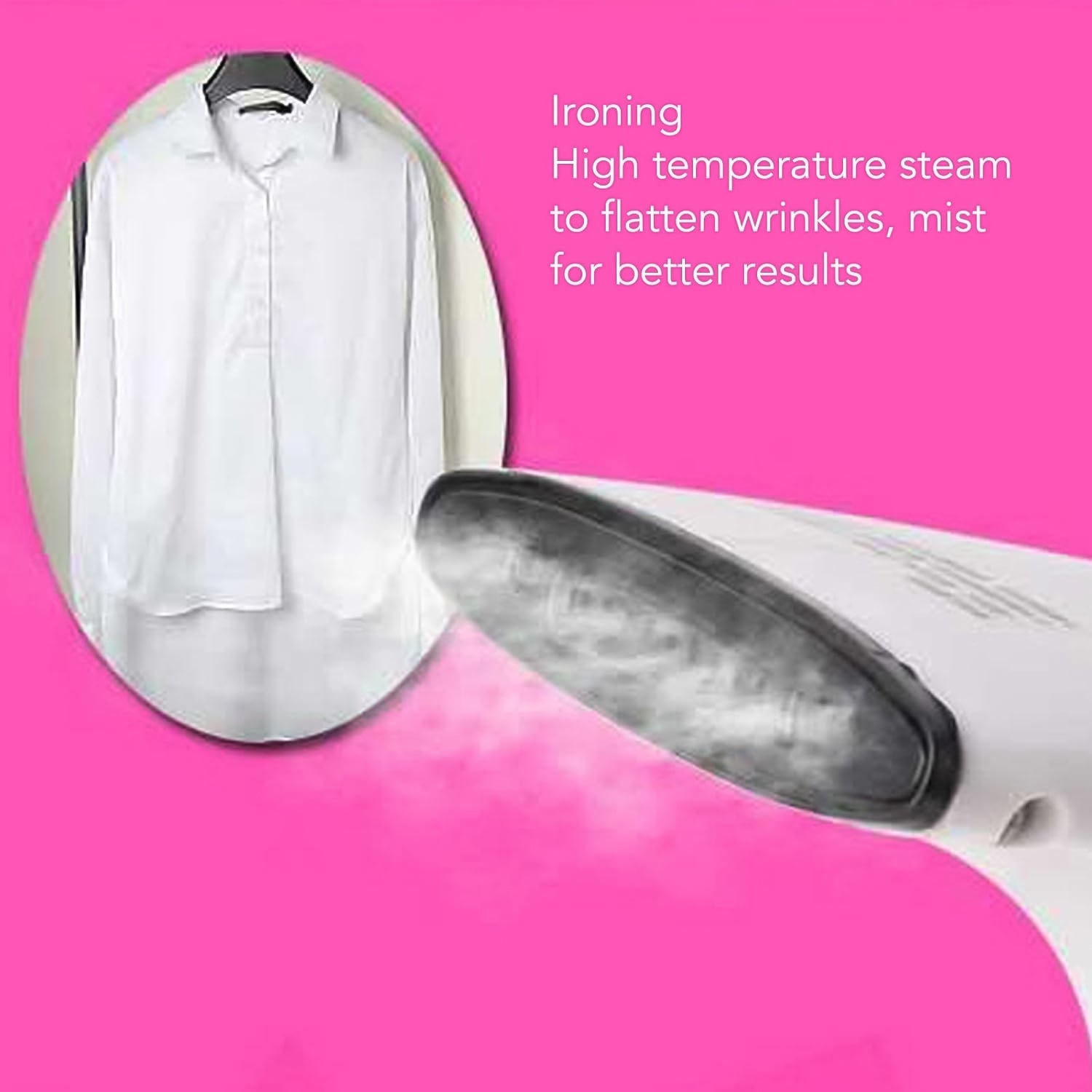Portable Handheld Garment & Facial Steamer (1 Pc) Portable Handheld Garment & Facial Steamer (1 Pc)